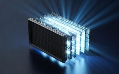 High-brightness LCD backlight technology for industrial and custom-shaped display modules