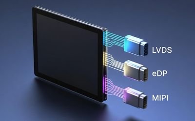 LCD module interface compatibility including LVDS, eDP and MIPI