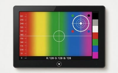 LCD module with high color consistency and optical calibration technology