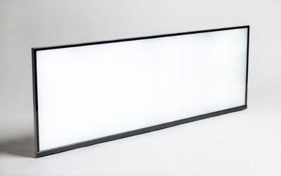 ultra-wide stretched lcd module with minimalist frame rendering