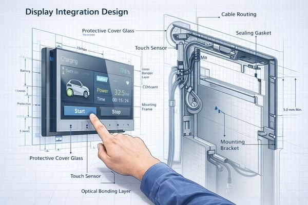 Display form factor and mechanical integration considerations