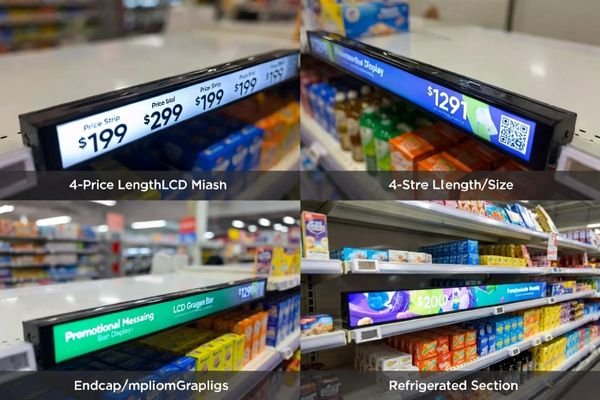retail shelf-edge bar lcd module overview