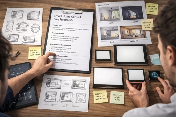 Smart home control panel requirement analysis and use case mapping