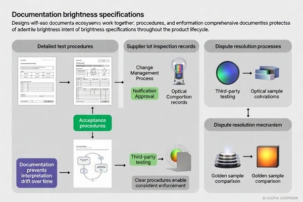 Supporting documentation framework for enforceable brightness procurement ensuring contract compliance and dispute prevention