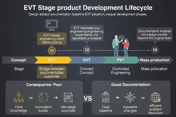 EVT stage definition and documentation importance for LCD display module engineering validation