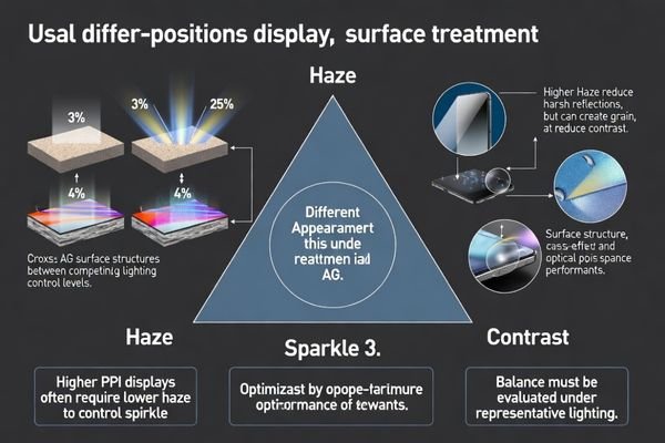 Haze vs sparkle vs contrast