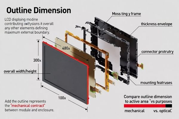 Mechanical reference specification framework for outline dimension ensuring systematic tolerance definition and assembly control