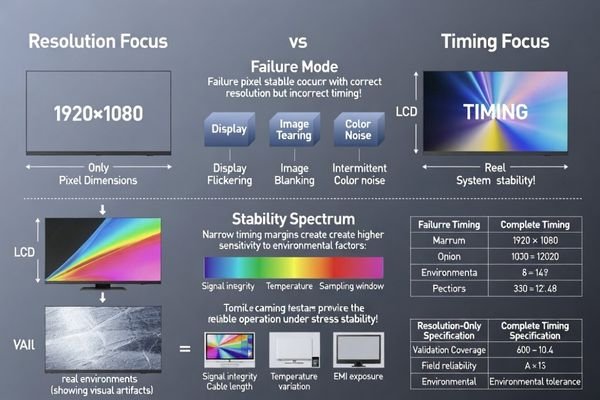 LCD Timing Table Explained Why It Beats Resolution LCD Timing Table Explained Why It Beats Resolution