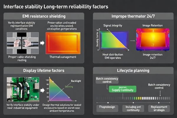 Interface stability and reliability validation framework for continuous production line dashboard operation