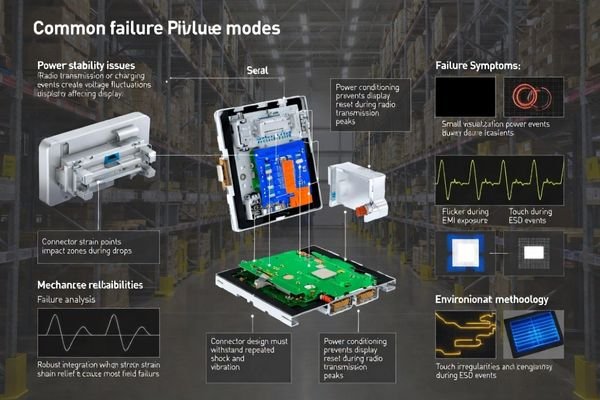 Common field failure modes and prevention strategies for warehouse picking terminal displays