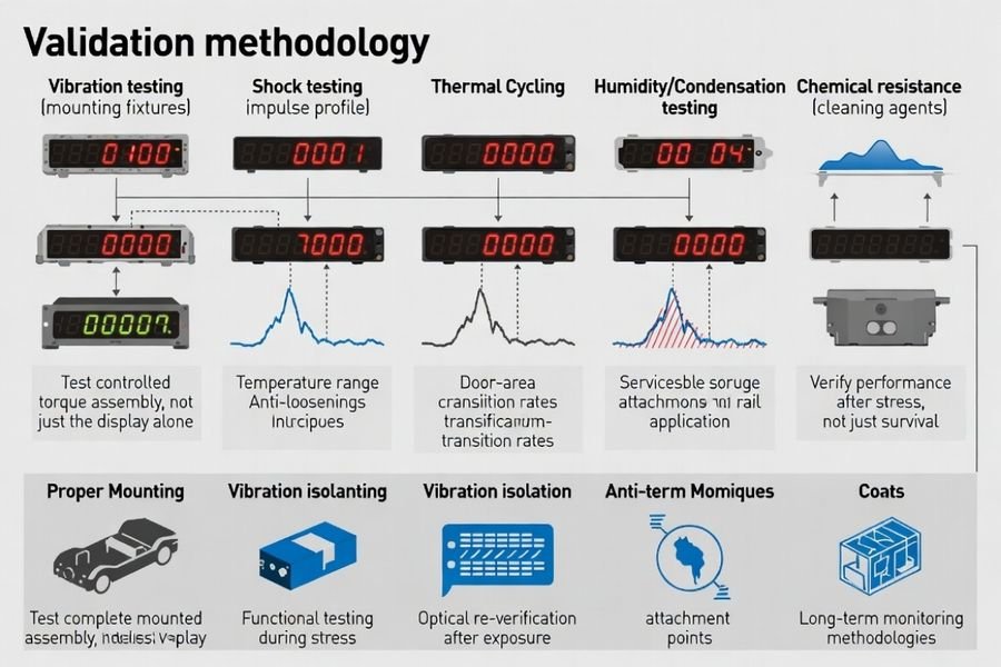 Transportation-specific validation methodology for rail carriage bar modules addressing mechanical stress and environmental durability
