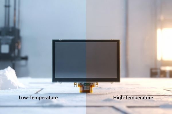 Medium-to-large industrial LCD module designed for stable operation in wide temperature conditions
