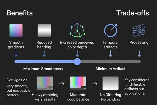 A graphic showing a slider balancing