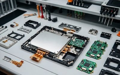 Custom LCD module design and development on an engineering workbench