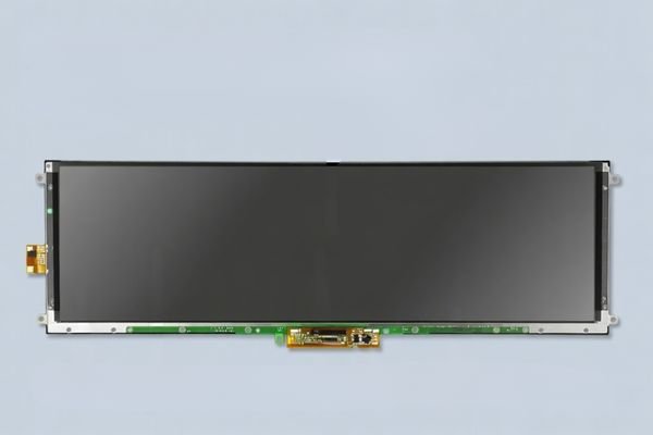 Ultra-wide LCD module with panoramic display format for custom display projects