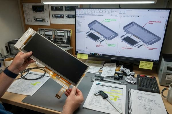 Engineering review of ultra-wide LCD module interface, FPC direction, and mechanical integration