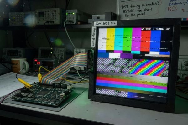 Interface compatibility for non-standard LCD modules