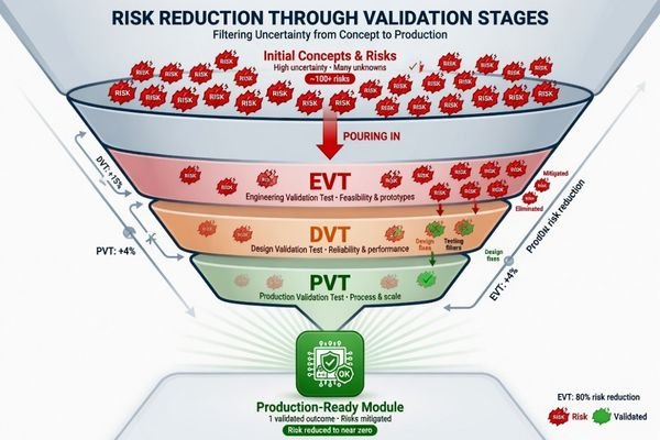Risk management in LCD module validation