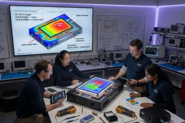 Thermal management review for high brightness LCD module